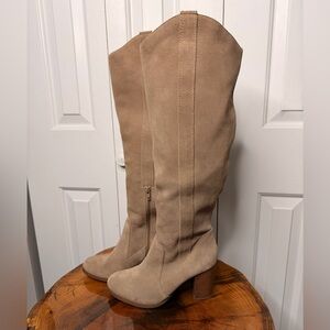 Sole Society Beige Benedict Boots